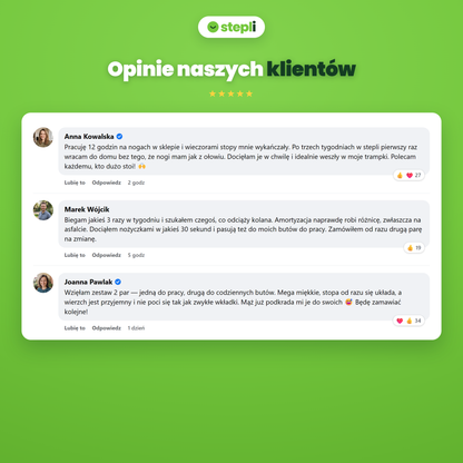 Opinie klientów o wkładkach stepli