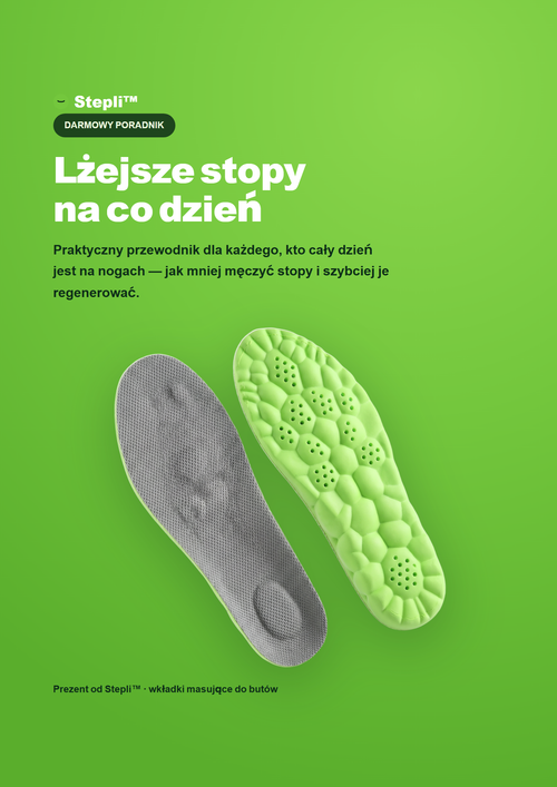 E-book „Lżejsze stopy na co dzień” — darmowy poradnik Stepli™