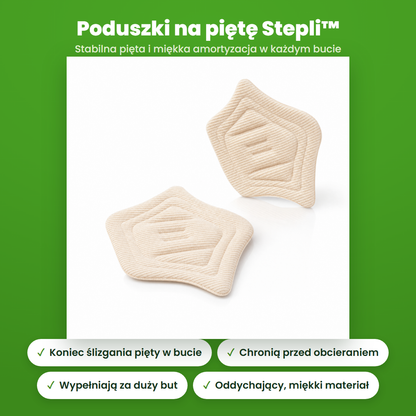 Poduszki na piętę Stepli™ — najważniejsze korzyści