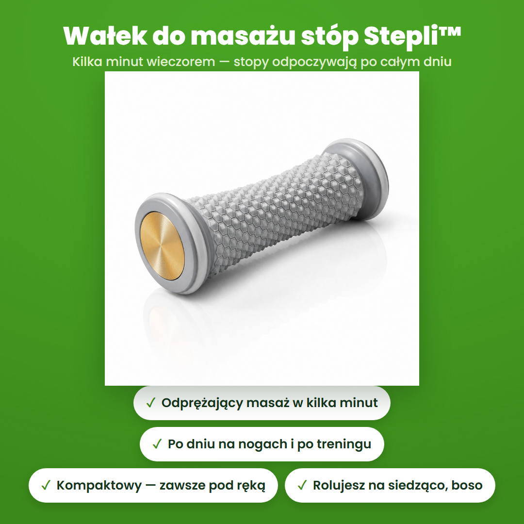 Wałek do masażu stóp Stepli™ — najważniejsze korzyści